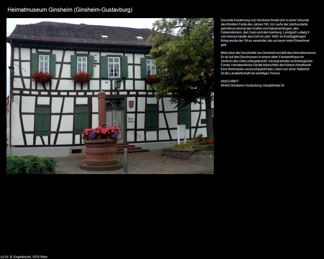 Heimatmuseum Ginsheim (Ginsheim-Gustavburg) in Kulturatlas-HESSEN