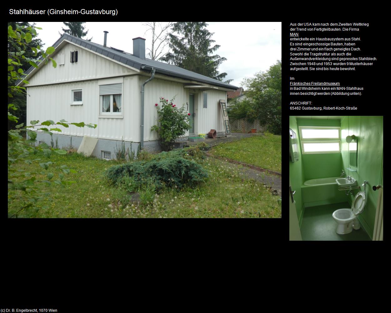 Stahlhäuser Gustavburg (Ginsheim-Gustavburg) in Kulturatlas-HESSEN(c)B.Engelbrecht