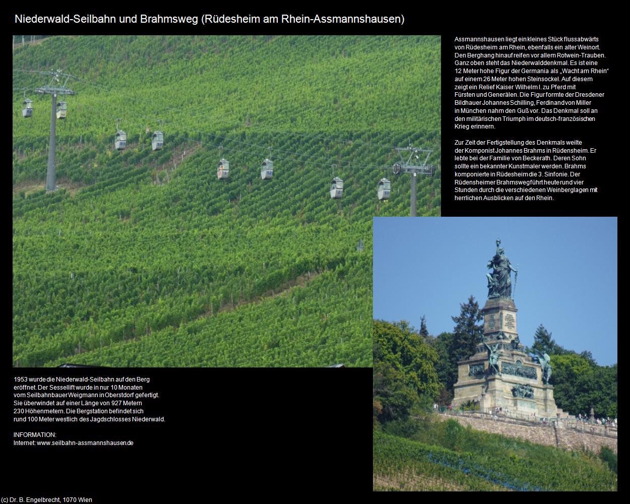 Niederwald-Seilbahn und Brahmsweg (Assmannshausen)  (Rüdesheim am Rhein) in Kulturatlas-HESSEN