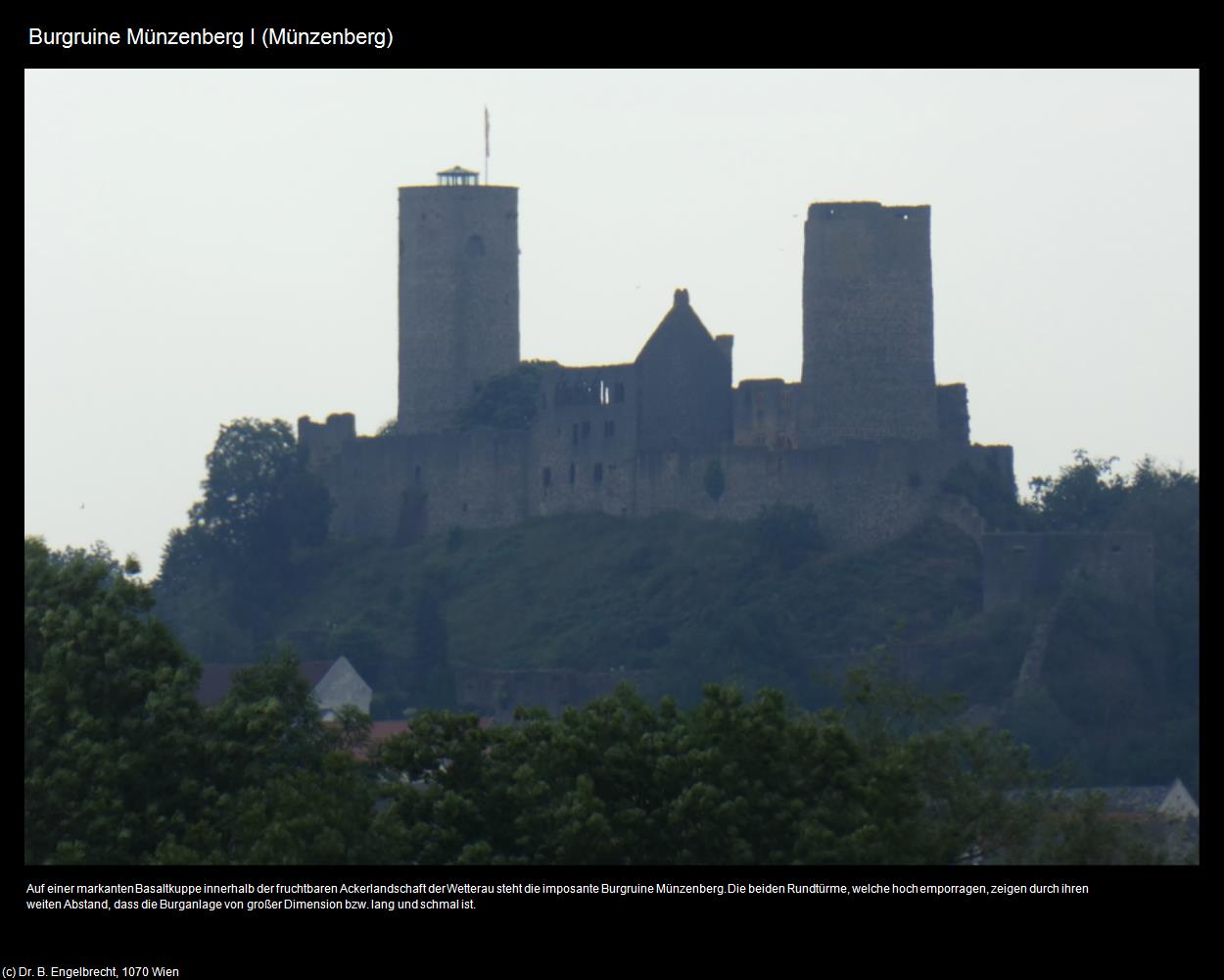 Burgruine Münzenberg I (Münzenberg) in Kulturatlas-HESSEN