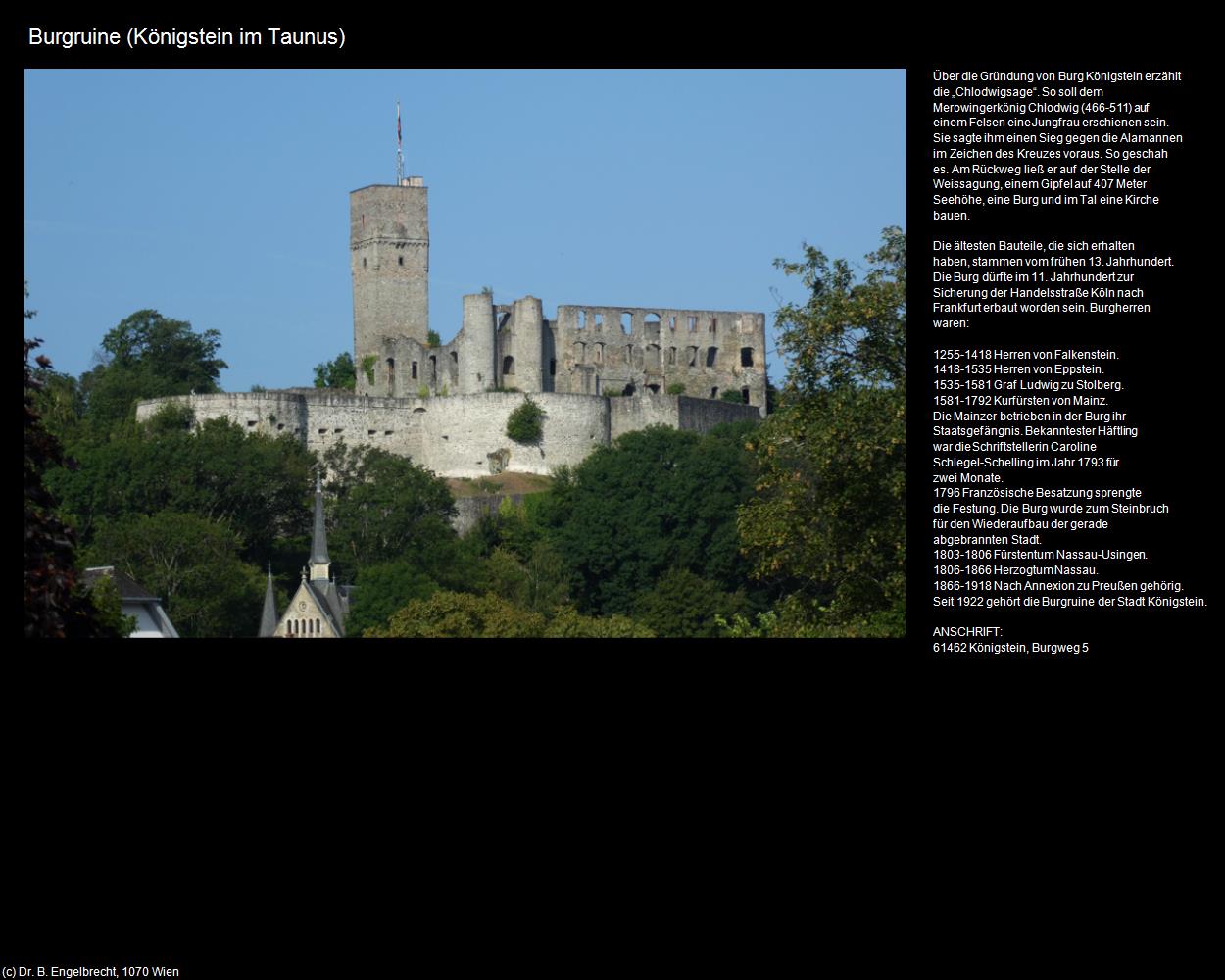 Burgruine Königstein (Königstein im Taunus) in Kulturatlas-HESSEN