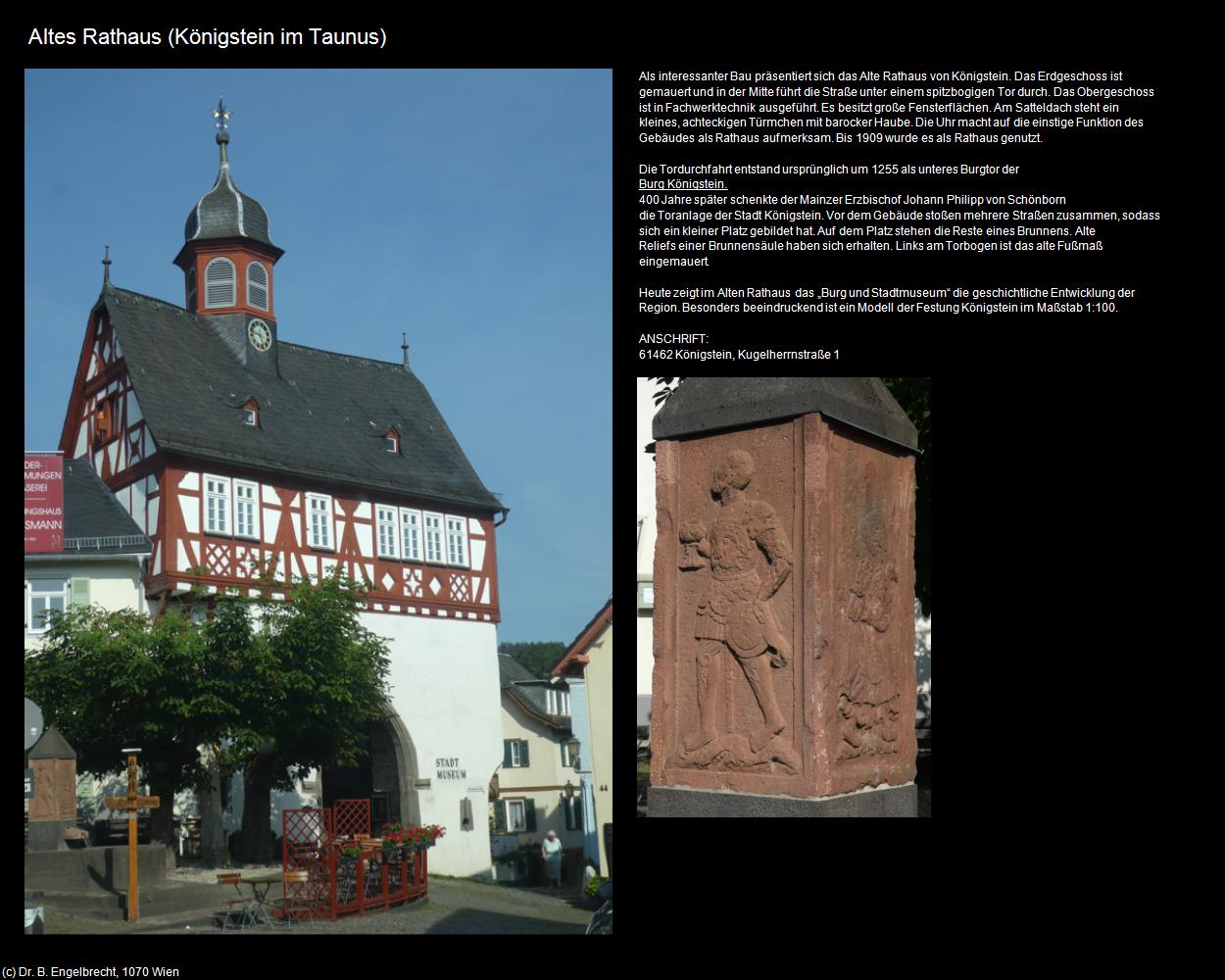 Altes Rathaus (Königstein im Taunus) in Kulturatlas-HESSEN(c)B.Engelbrecht
