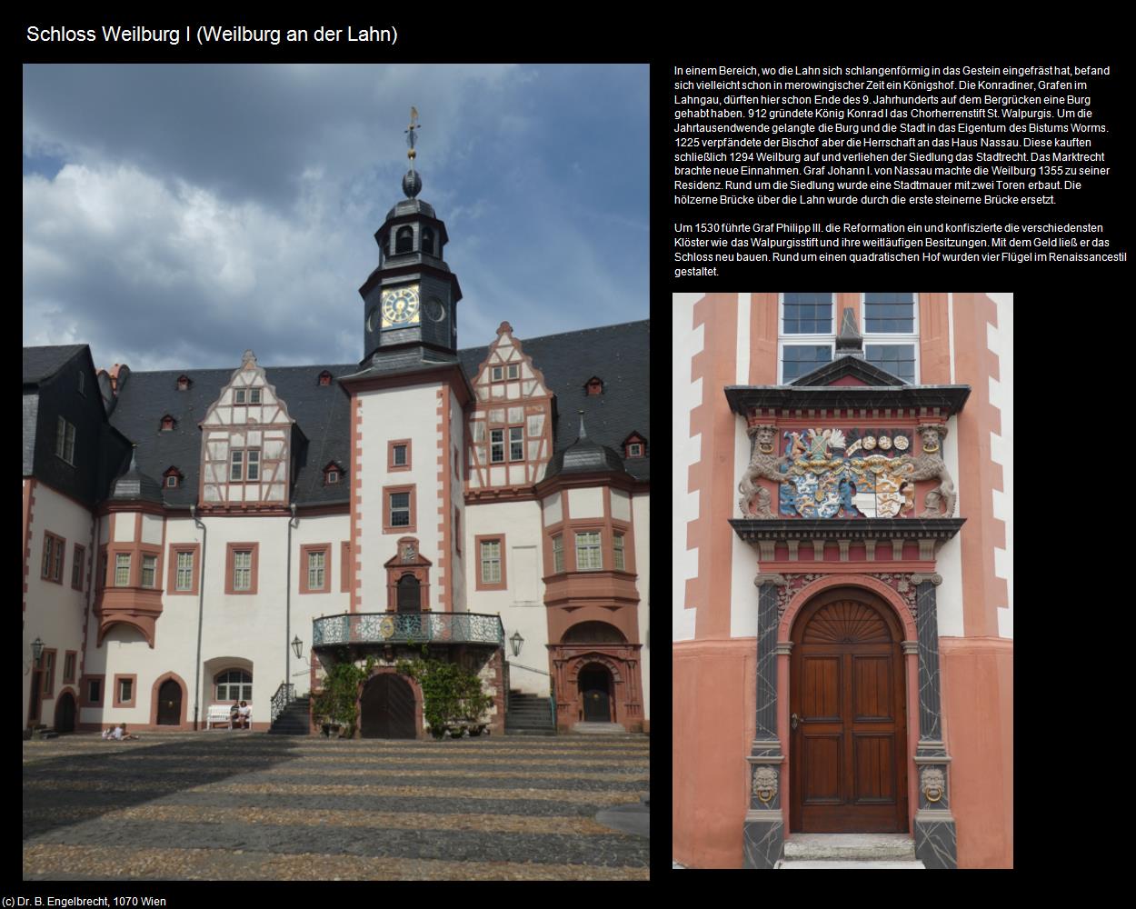 Schloss Weilburg I (Weilburg an der Lahn) in Kulturatlas-HESSEN