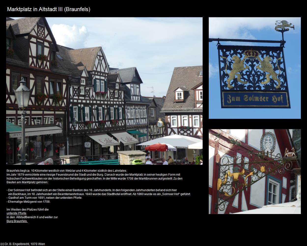 Marktplatz in Altstadt III (Braunfels) in Kulturatlas-HESSEN(c)B.Engelbrecht