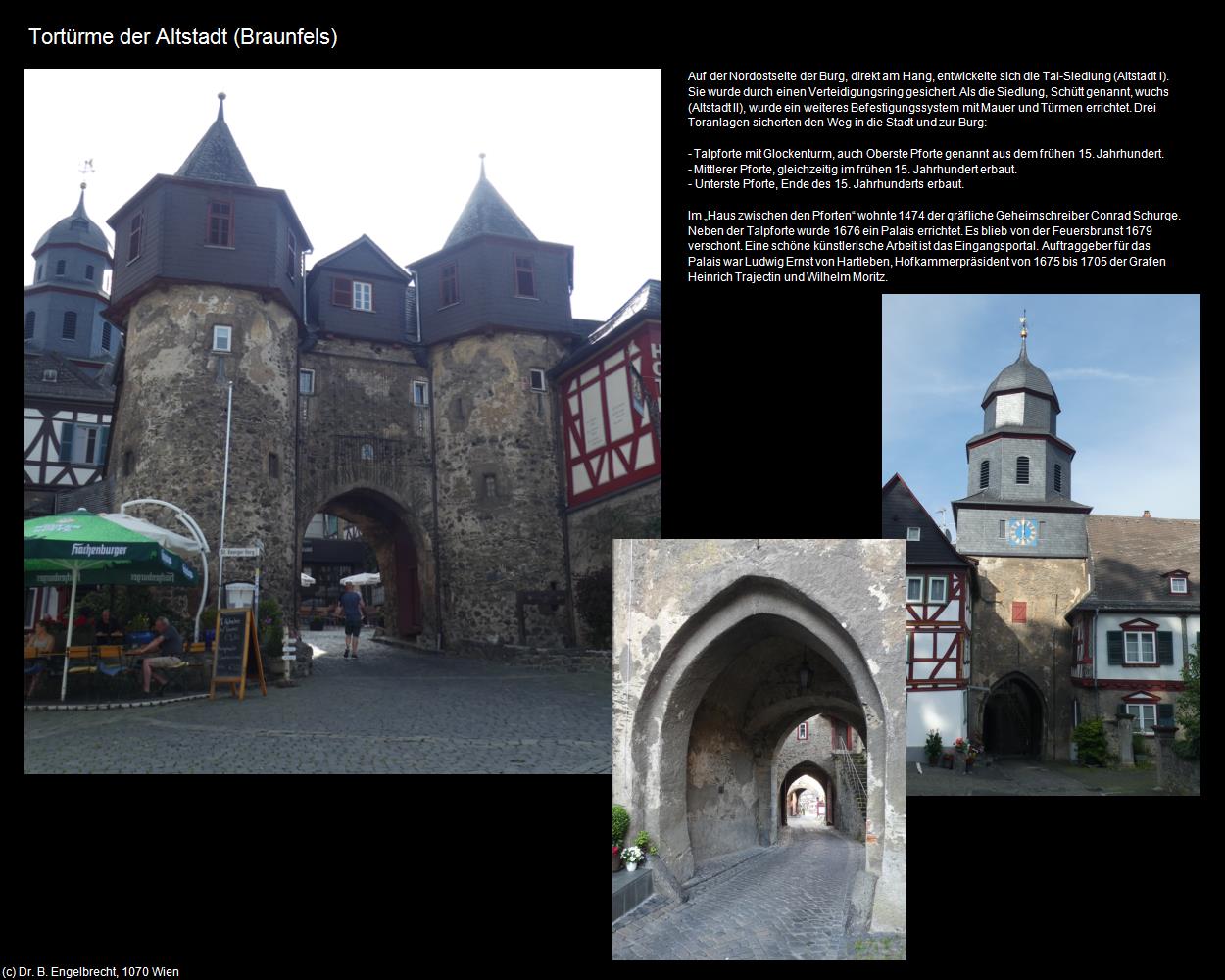 Tortürme der Altstadt (Braunfels) in Kulturatlas-HESSEN