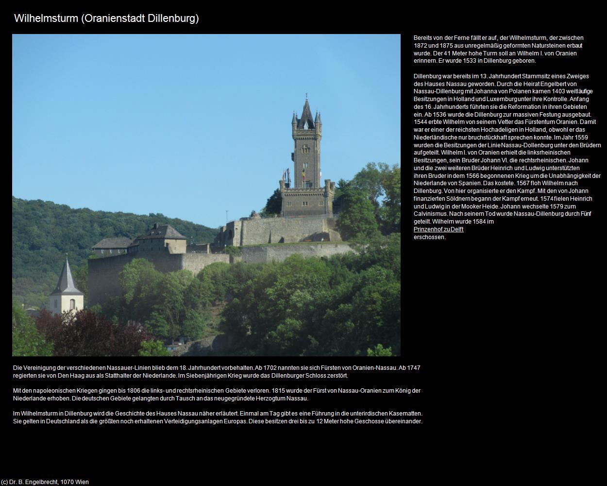 Wilhelmsturm (Oranienstadt Dillenburg) in Kulturatlas-HESSEN(c)B.Engelbrecht