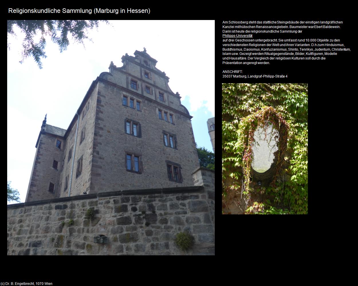 Religionskundliche Sammlung (Marburg in Hessen) in Kulturatlas-HESSEN(c)B.Engelbrecht