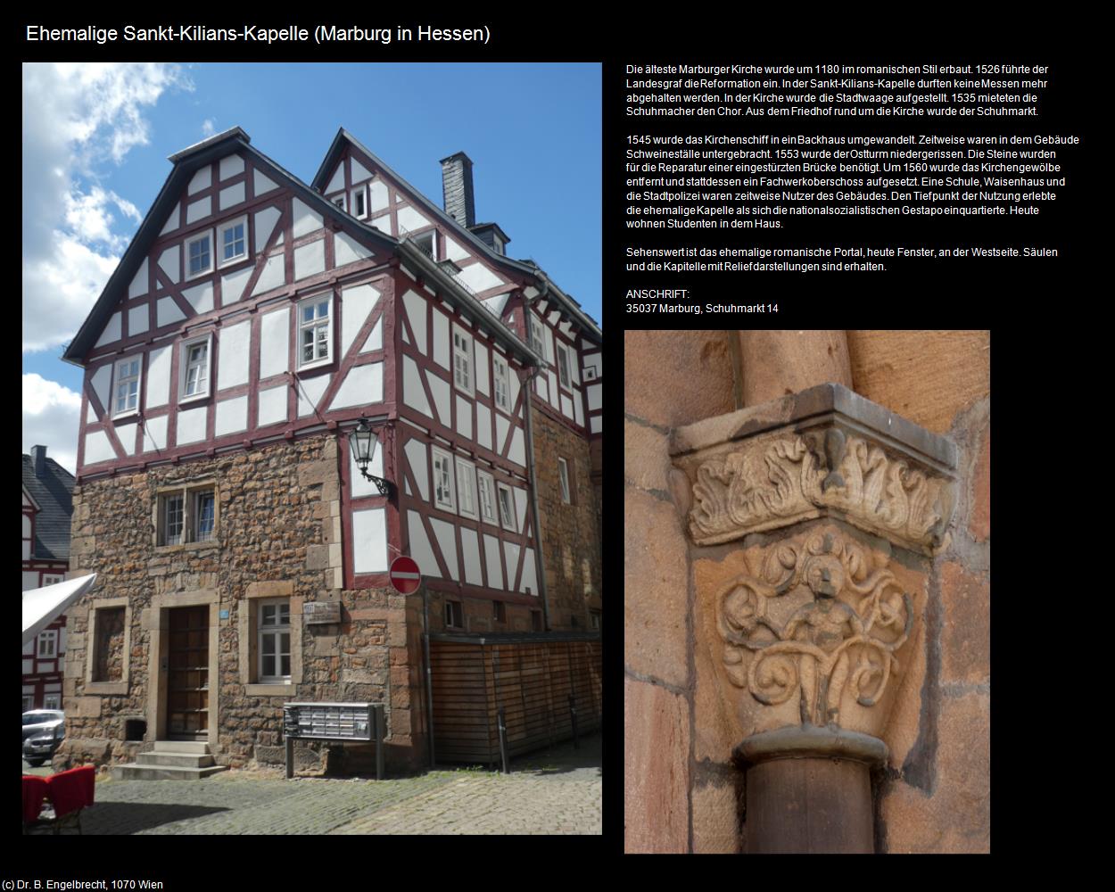 Ehem. Sankt-Kilians-Kapelle (Marburg in Hessen) in Kulturatlas-HESSEN