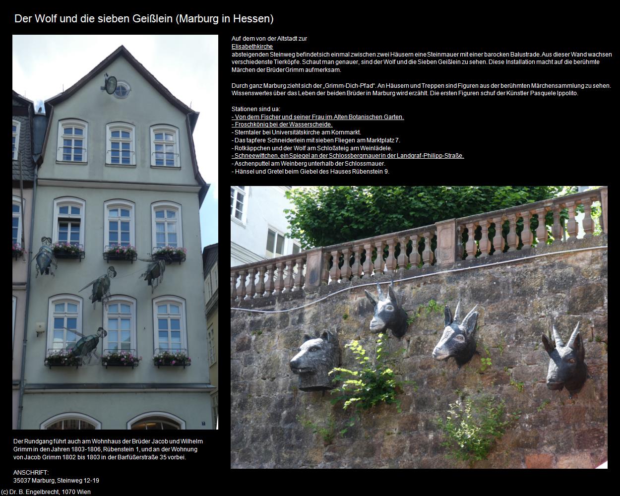 Der Wolf und die sieben Geißlein (Marburg in Hessen) in Kulturatlas-HESSEN(c)B.Engelbrecht