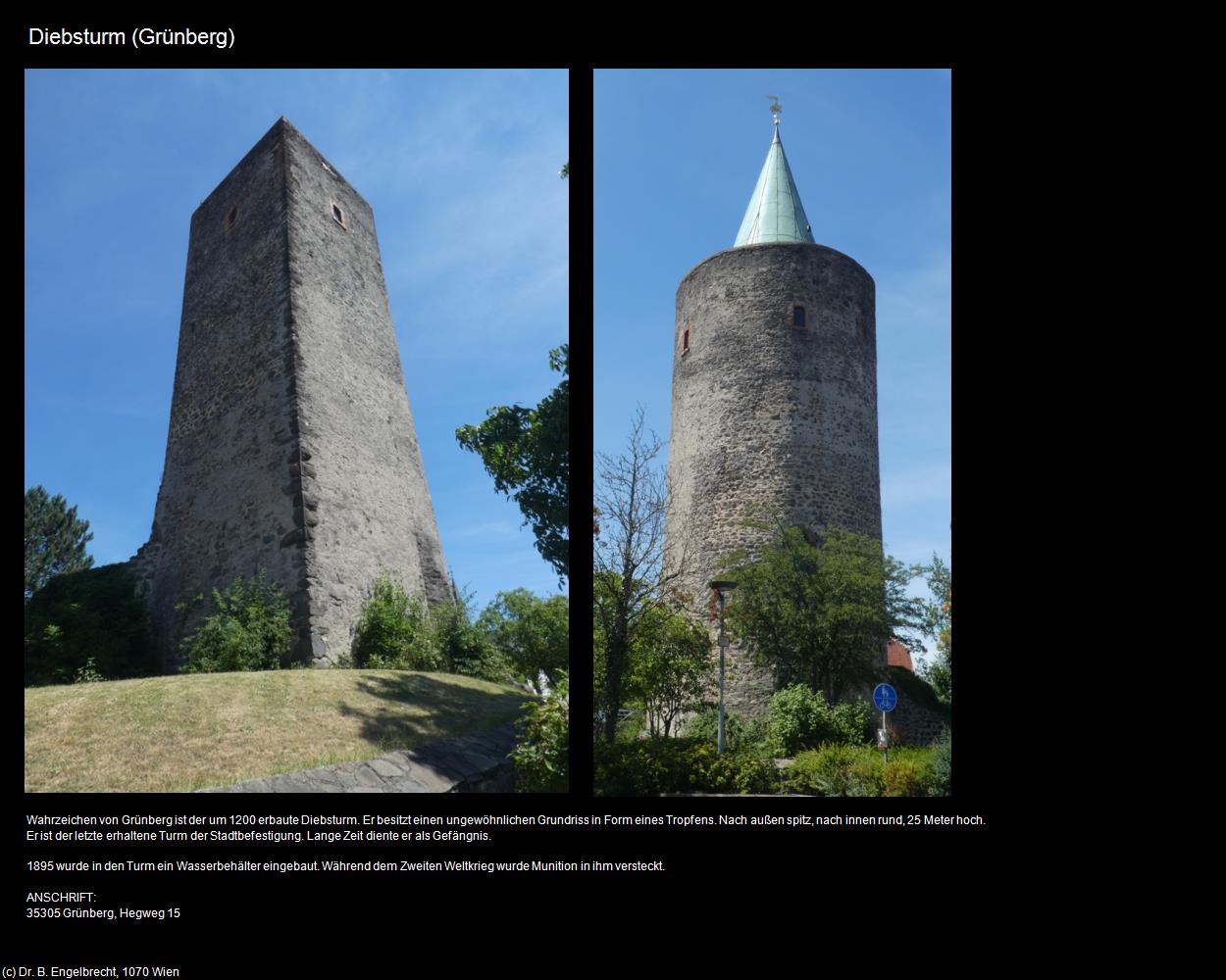 Diebsturm (Grünberg) in Kulturatlas-HESSEN