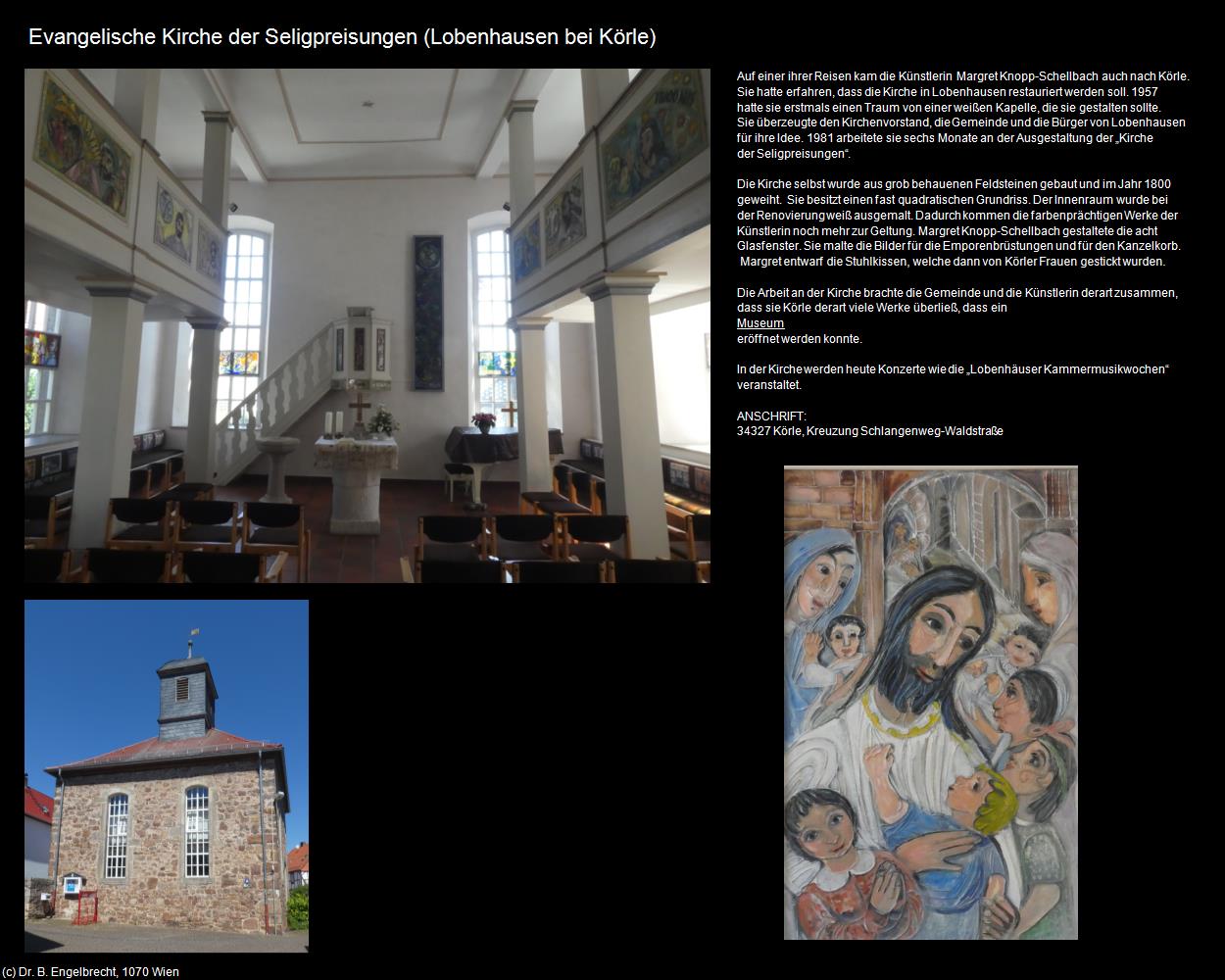 Ev. K. der Seligpreisungen (Lobenhausen) (Körle) in Kulturatlas-HESSEN(c)B.Engelbrecht