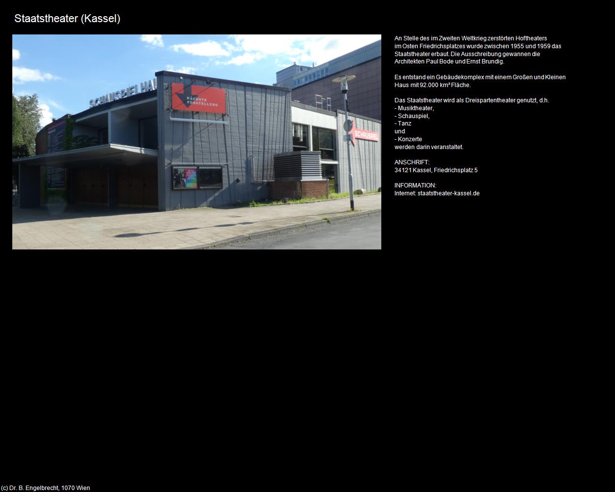 Staatstheater (Kassel) in Kulturatlas-HESSEN