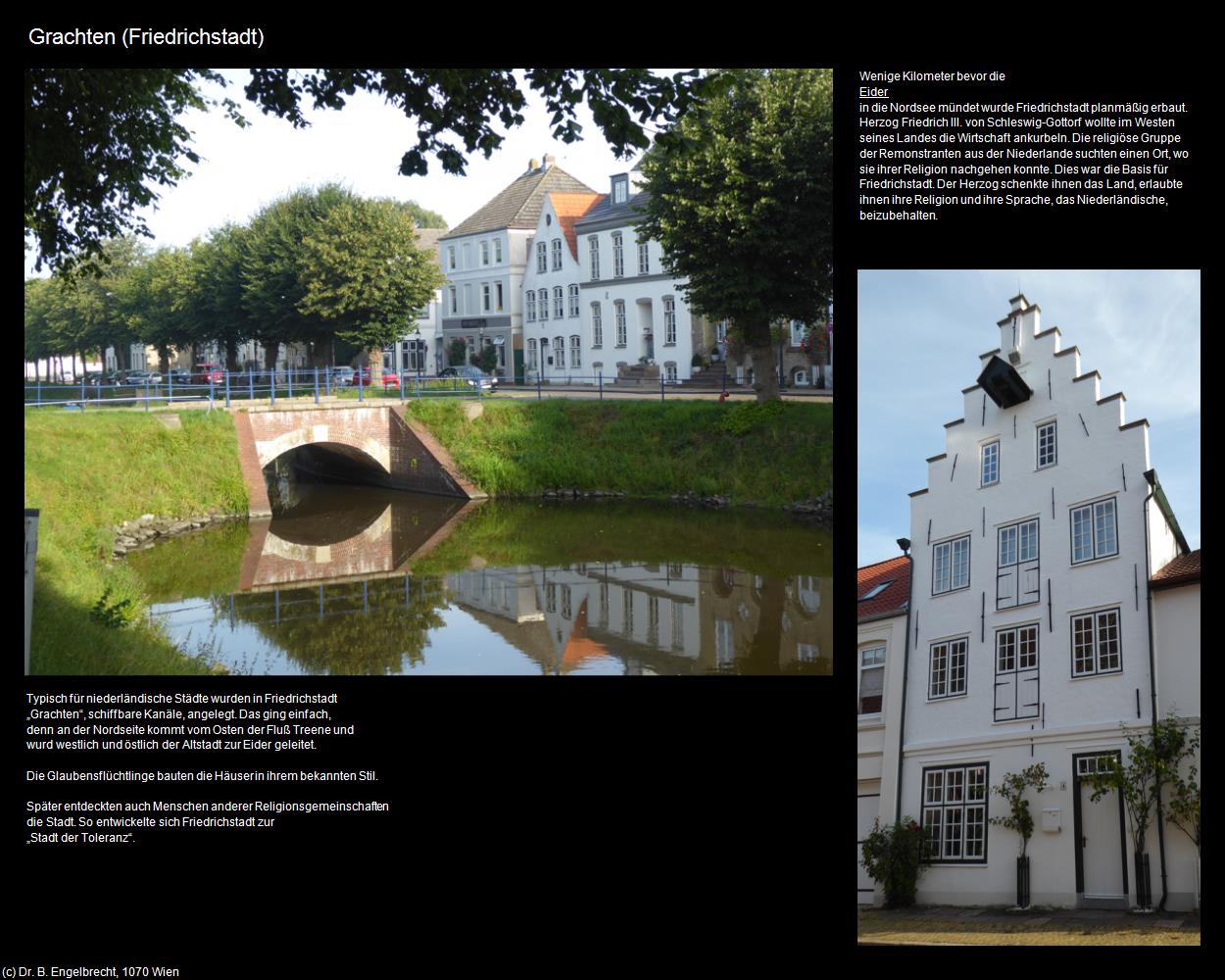 Grachten (Friedrichstadt (DEU-SH)) in Kulturatlas-NORDDEUTSCHLAND(c)B.Engelbrecht