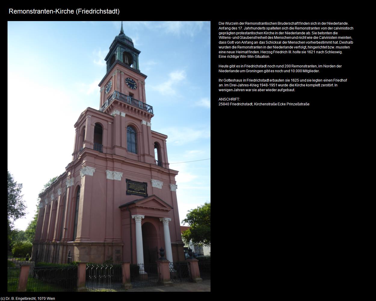 Remonstranten-Kirche (Friedrichstadt (DEU-SH)) in Kulturatlas-NORDDEUTSCHLAND