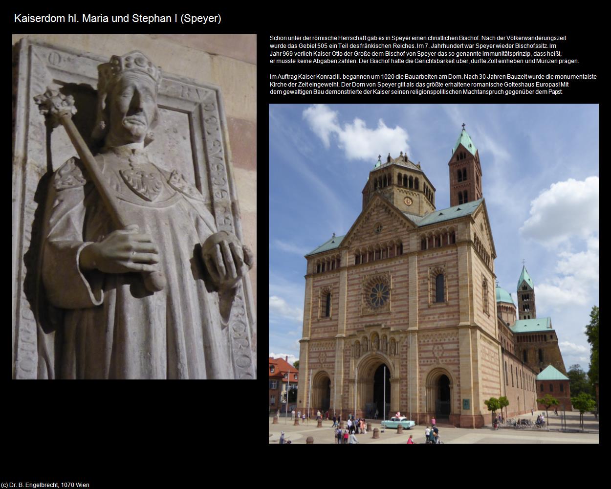 Kaiserdom hl. Maria und Stephan I (Speyer (DEU-RP)) in RHEINLAND-PFALZ und SAARLAND