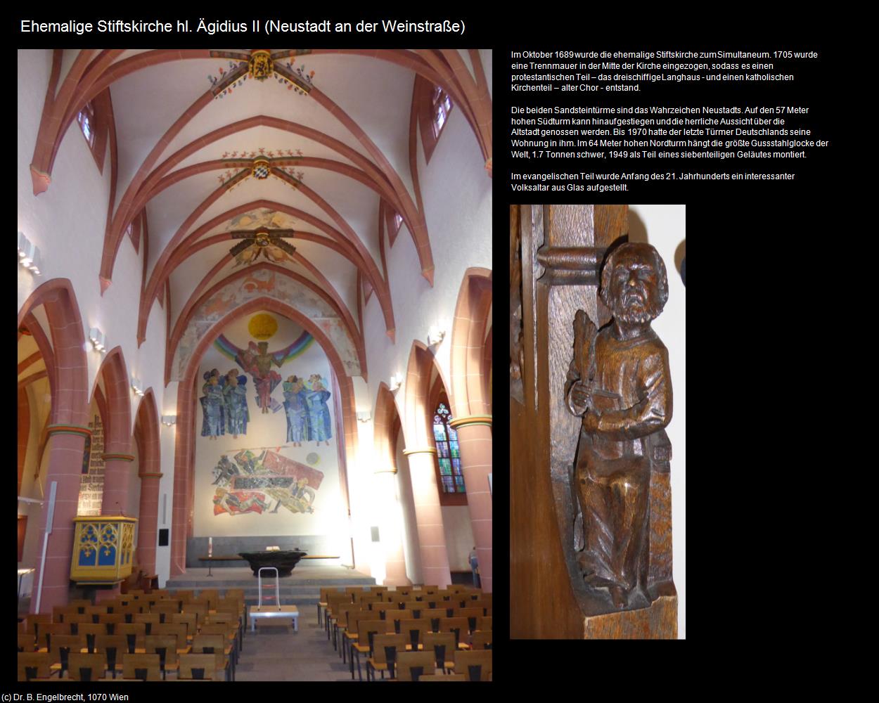 Ehem. Stiftskirche hl. Ägidius II (Neustadt an der Weinstraße (DEU-RP)) in RHEINLAND-PFALZ und SAARLAND