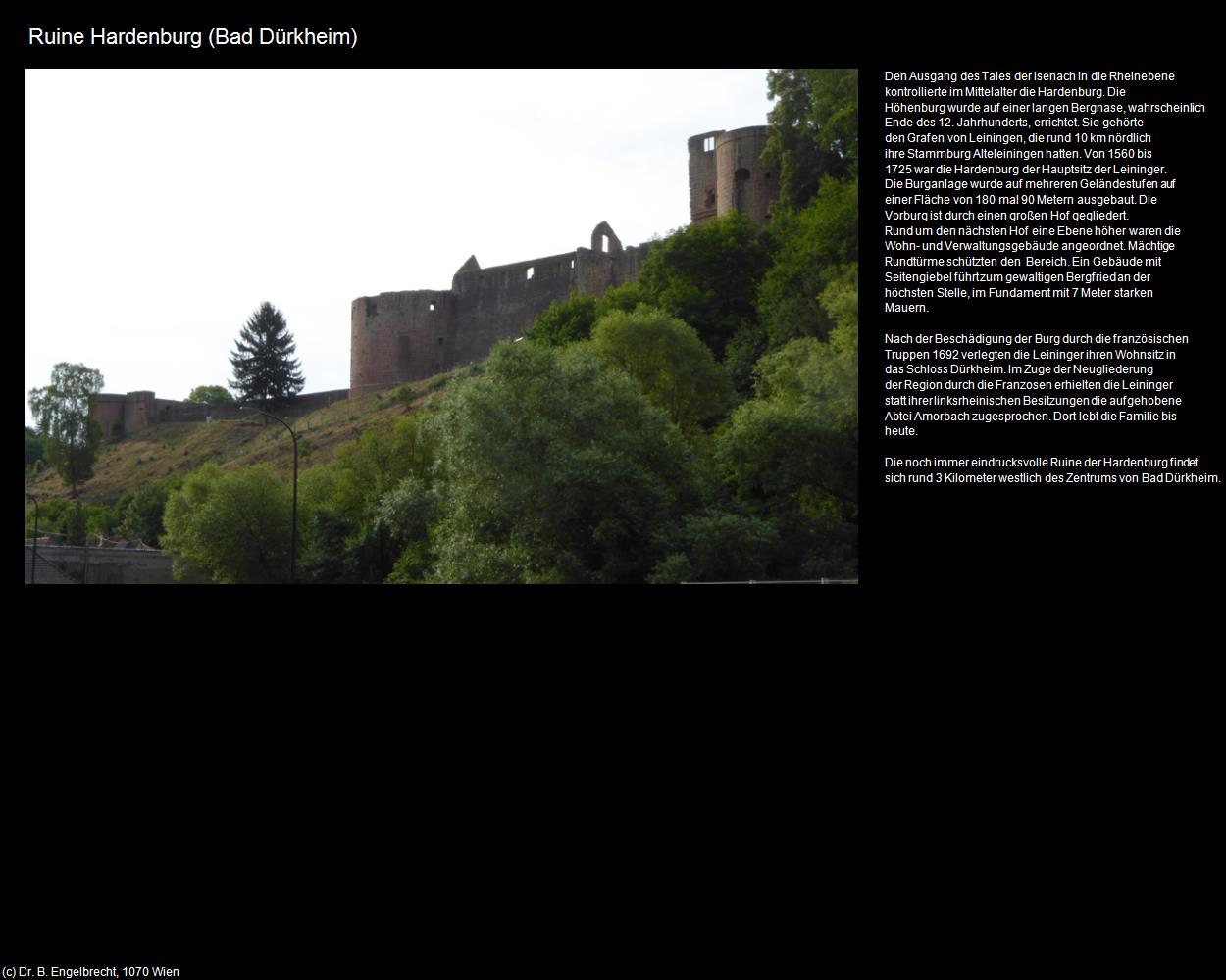 Ruine Hardenburg (Bad Dürkheim (DEU-RP)) in RHEINLAND-PFALZ und SAARLAND