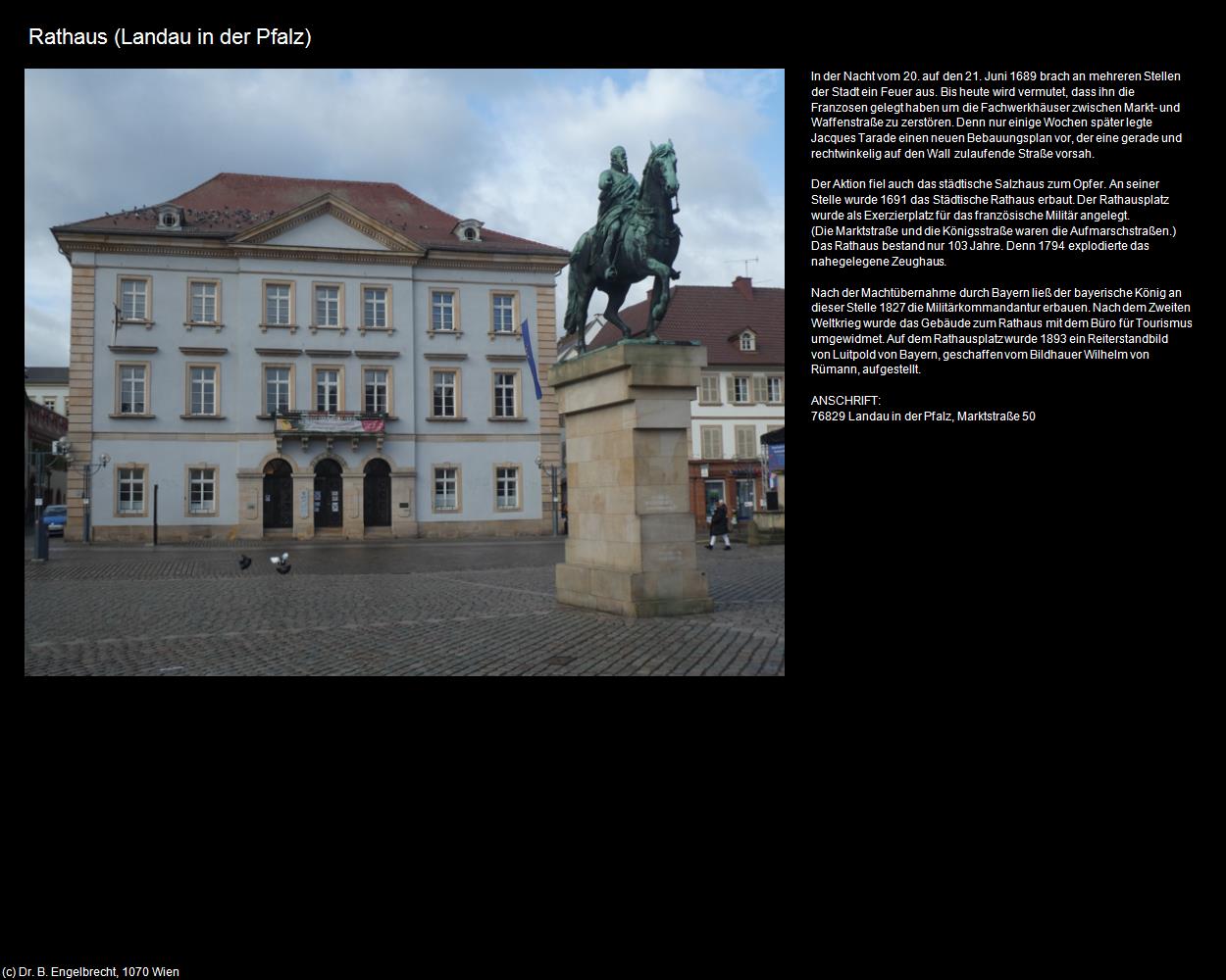 Rathaus (Landau in der Pfalz (DEU-RP)) in RHEINLAND-PFALZ und SAARLAND