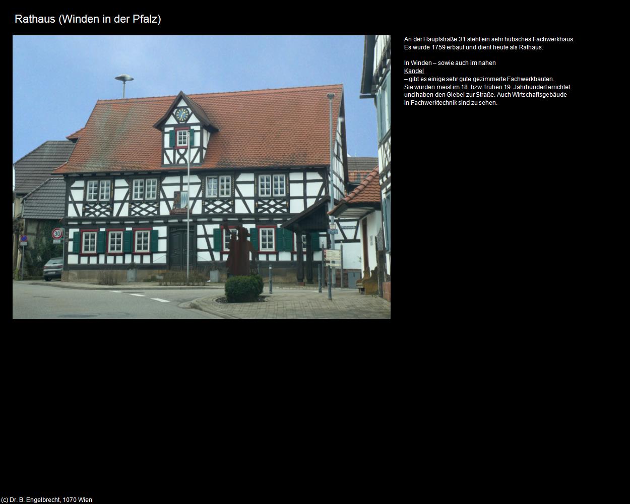 Rathaus (Winden in der Pfalz (DEU-RP)) in RHEINLAND-PFALZ und SAARLAND(c)B.Engelbrecht