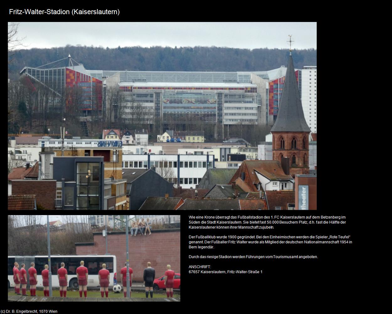 Fritz-Walter-Stadion (Kaiserslautern (DEU-RP)) in RHEINLAND-PFALZ und SAARLAND