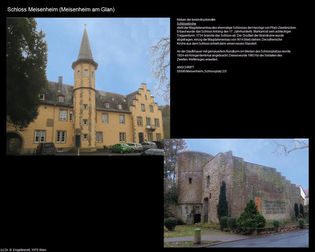 Schloss Meisenheim (Meisenheim am Glan (DEU-RP)) in RHEINLAND-PFALZ und SAARLAND(c)B.Engelbrecht