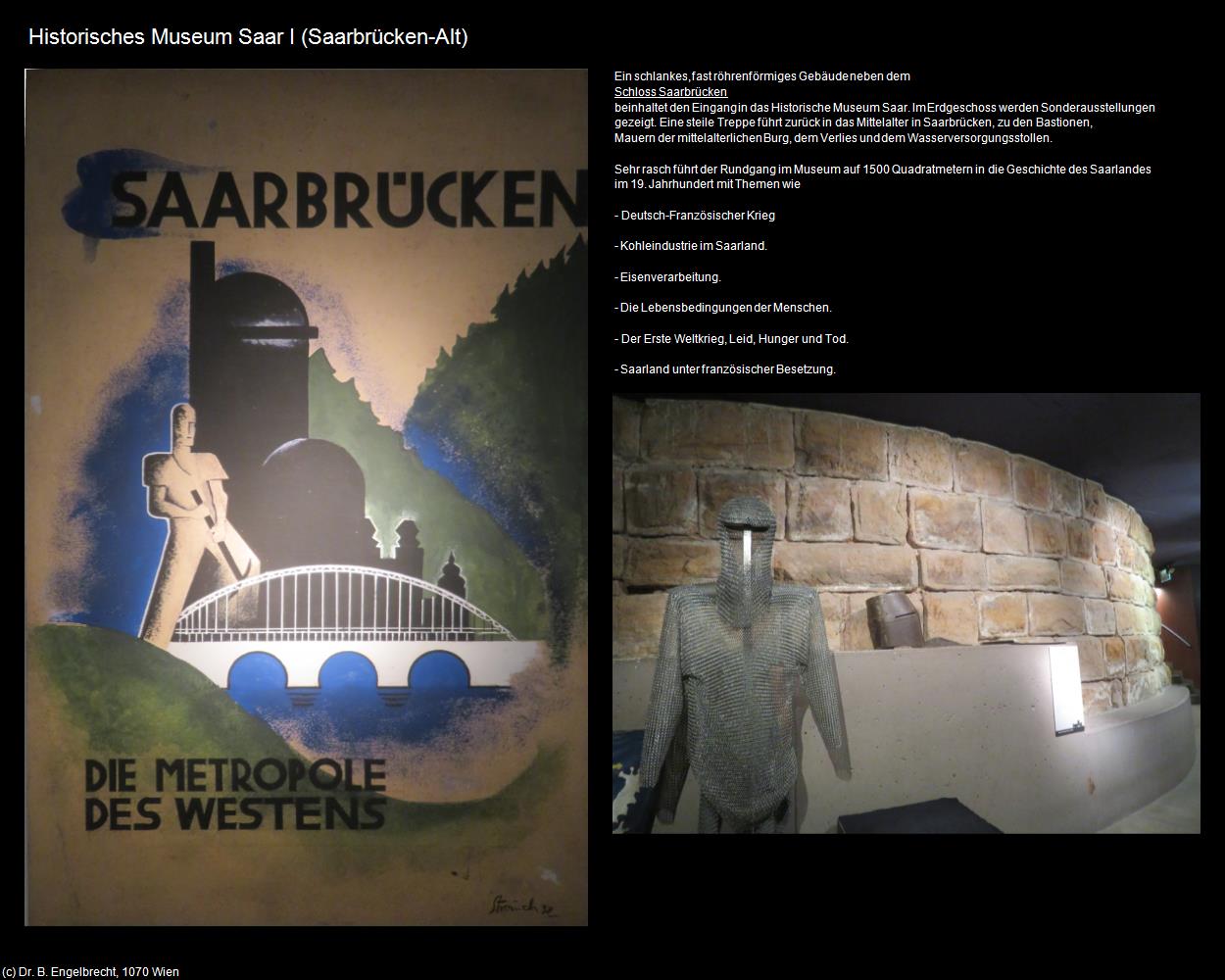 Hist. Museum Saar I (Alt-Saarbrücken) (Saarbrücken (DEU-SL)) in RHEINLAND-PFALZ und SAARLAND(c)B.Engelbrecht