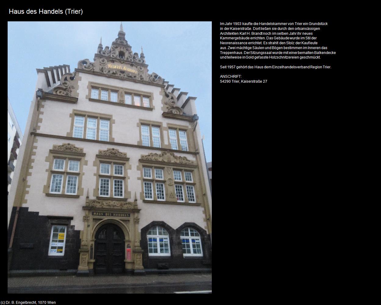 Haus des Handels (Trier (DEU-RP)) in RHEINLAND-PFALZ und SAARLAND