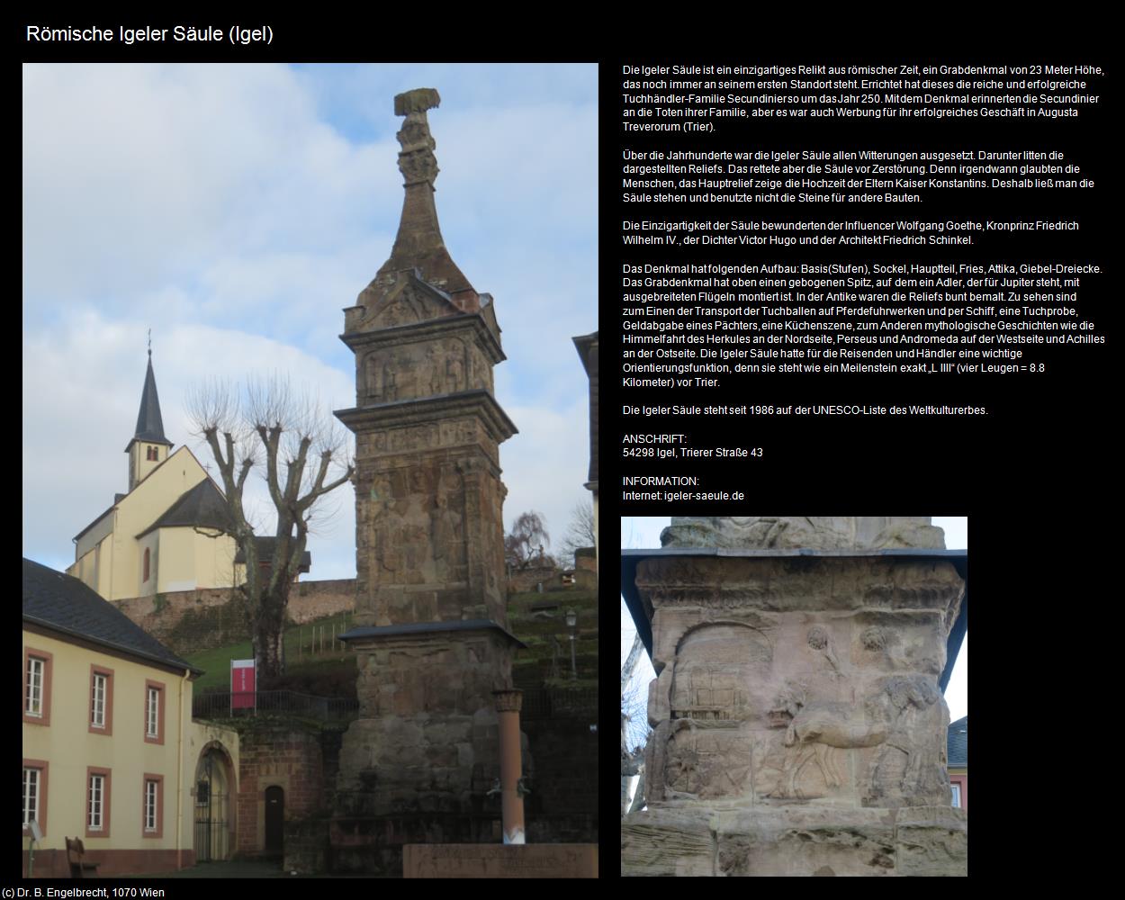 Römische Igeler Säule (Igel (DEU-RP)) in RHEINLAND-PFALZ und SAARLAND