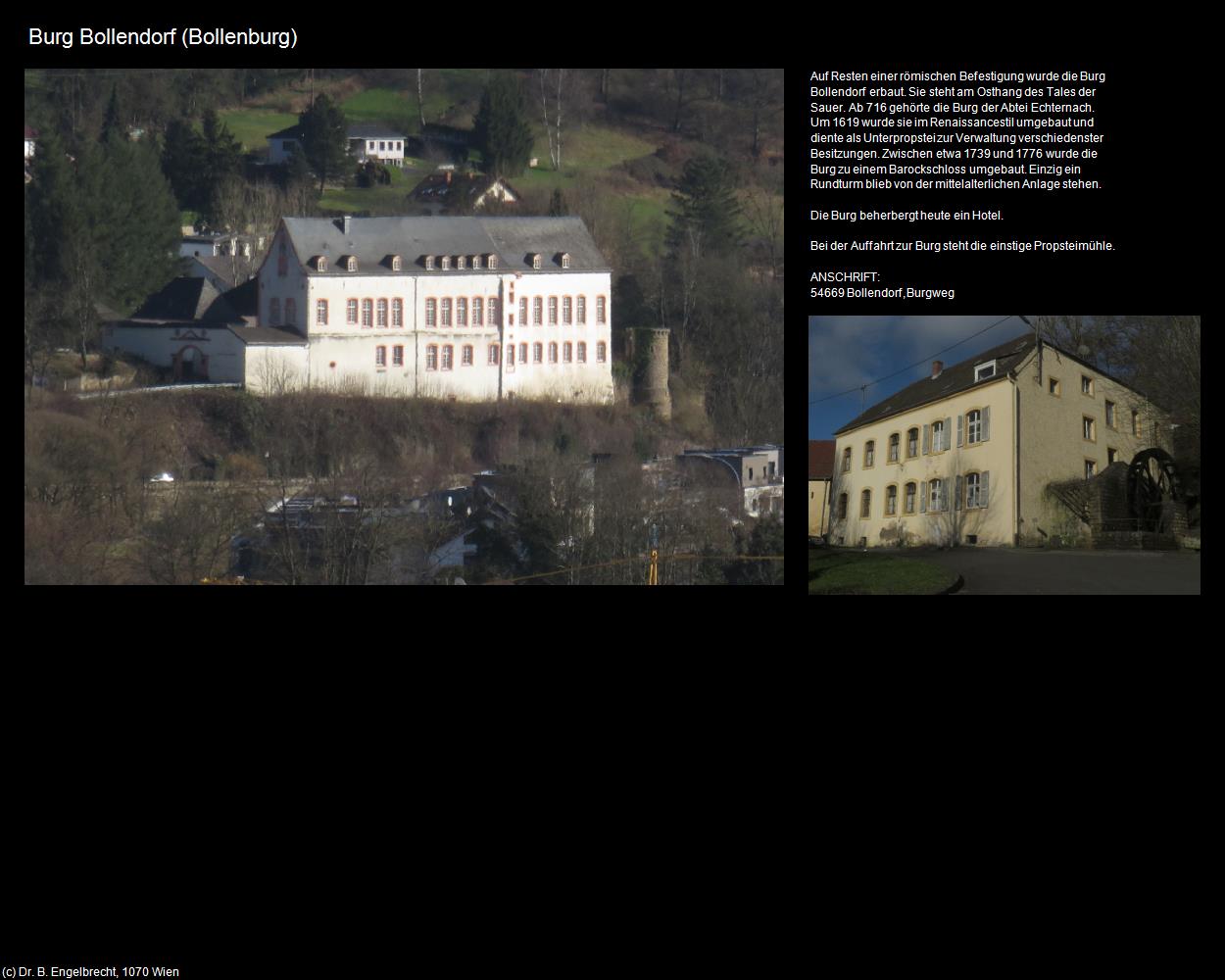 Burg Bollendorf (Bollenburg (DEU-RP)) in RHEINLAND-PFALZ und SAARLAND