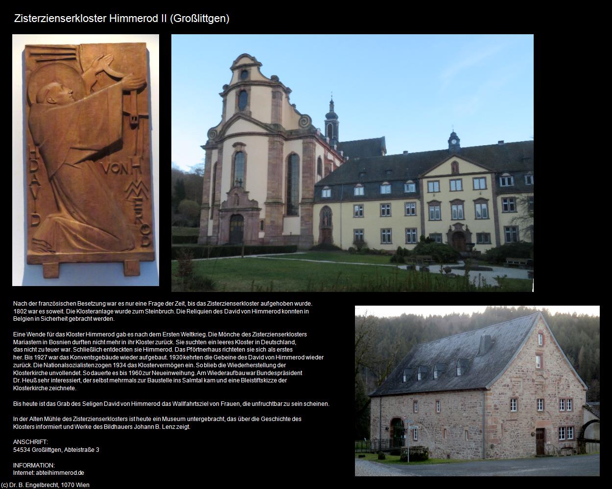 Zisterzienserkloster Himmerod II (Großlittgen (DEU-RP)) in RHEINLAND-PFALZ und SAARLAND