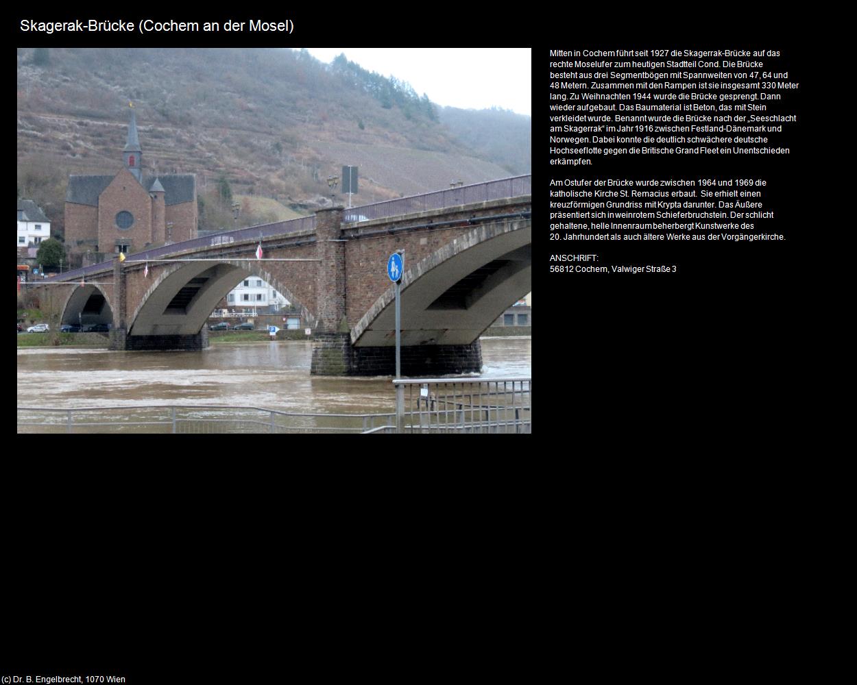 Skagerak-Brücke (Cochem an der Mosel (DEU-RP)) in RHEINLAND-PFALZ und SAARLAND