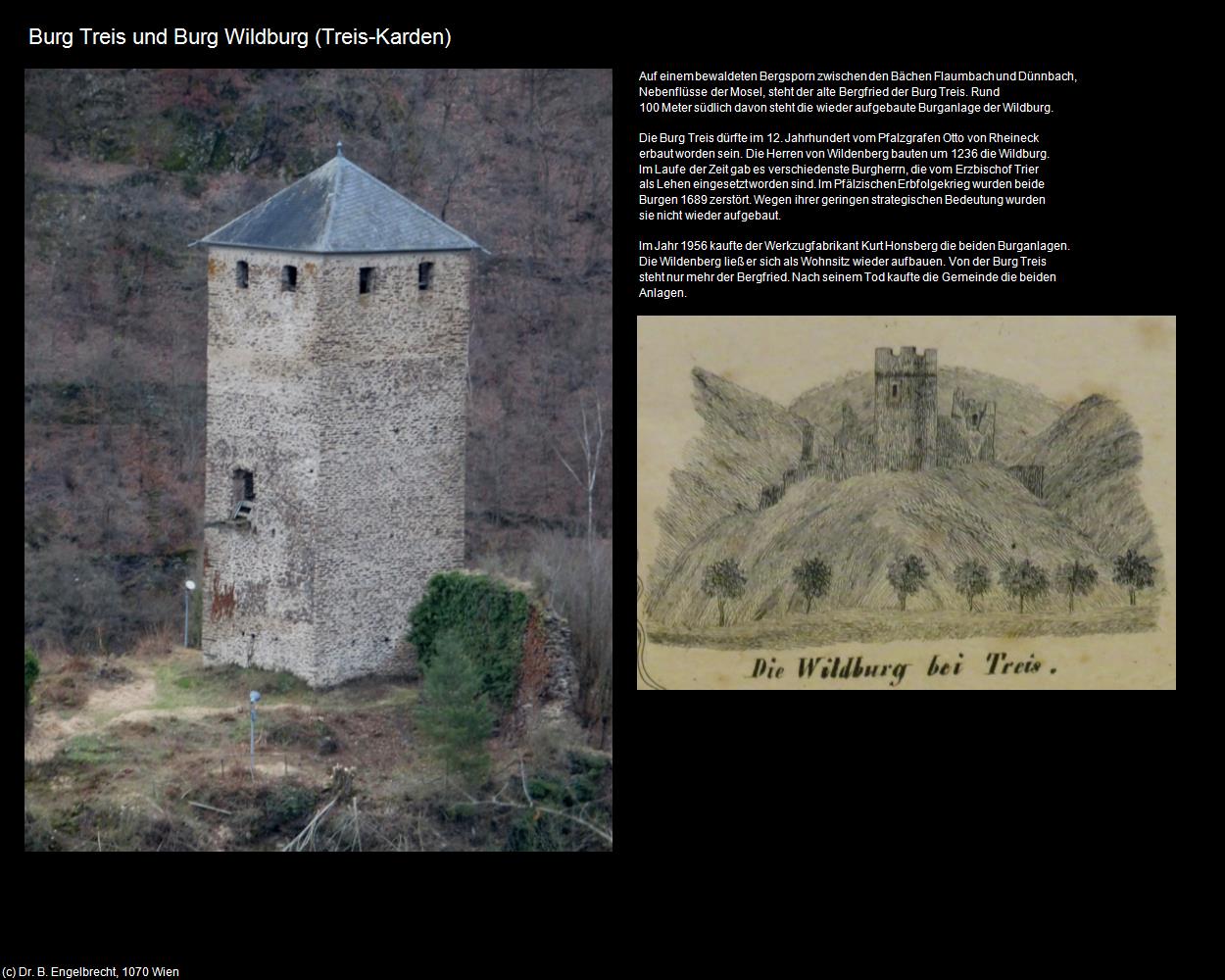 Burg Treis und Burg Wildburg (Treis-Karden (DEU-RP)) in RHEINLAND-PFALZ und SAARLAND