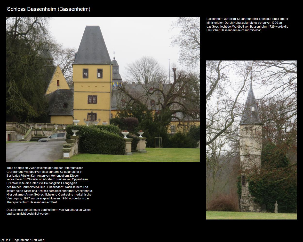 Schloss Bassenheim (Bassenheim (DEU-RP)) in RHEINLAND-PFALZ und SAARLAND