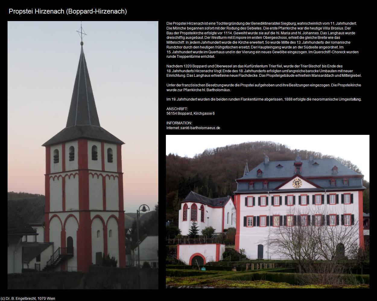 Propstei Hirzenach (Hirzenach) (Boppard (DEU-RP)) in RHEINLAND-PFALZ und SAARLAND