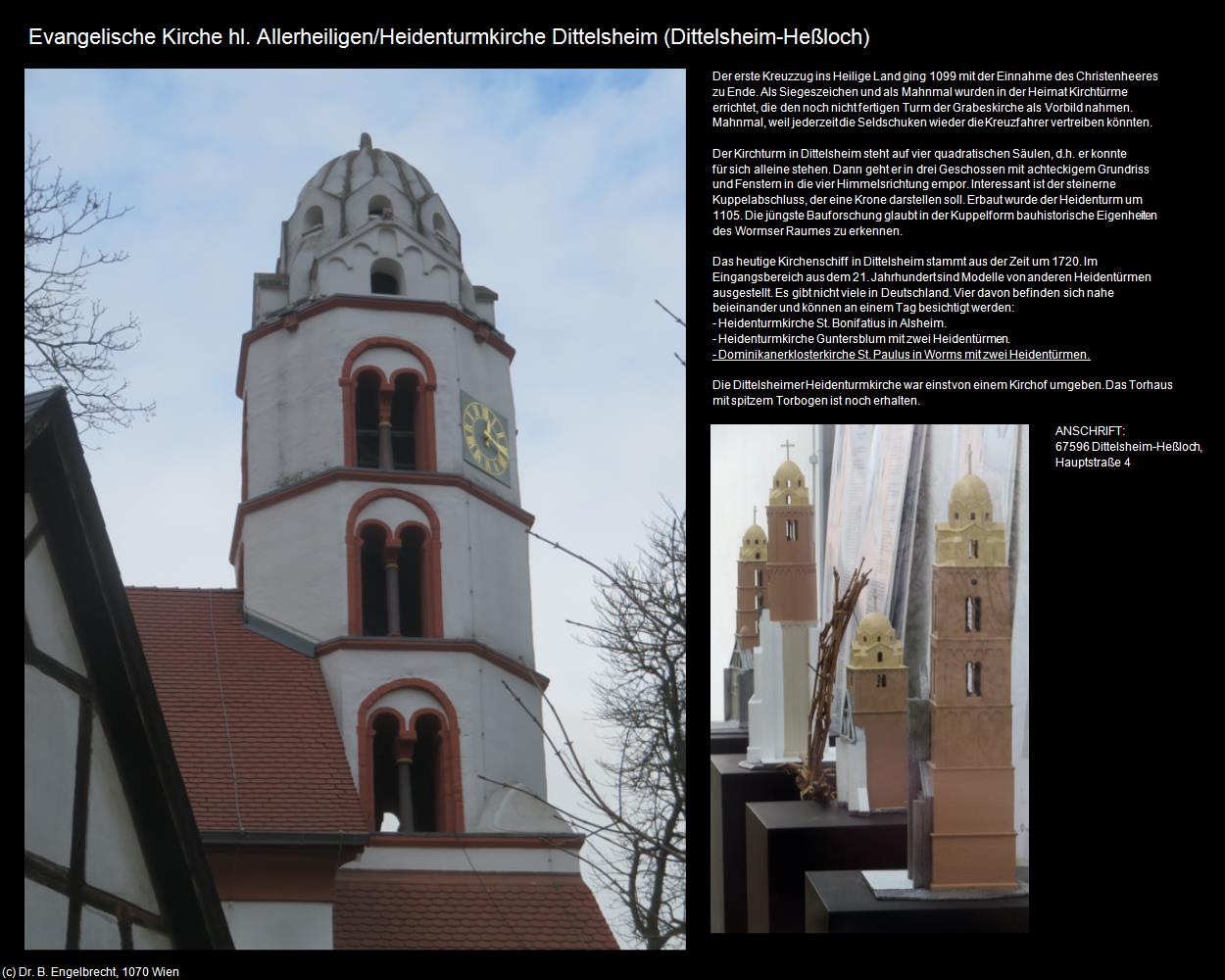 Heidenturmkirche Dittelsheim (Dittelsheim-Heßloch (DEU-RP)) in RHEINLAND-PFALZ und SAARLAND(c)B.Engelbrecht