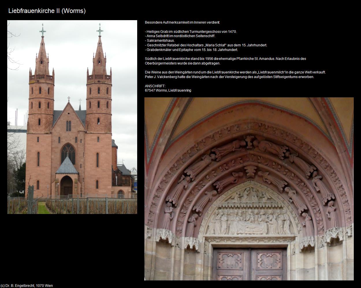 Liebfrauenkirche II  (Worms (DEU-RP)) in RHEINLAND-PFALZ und SAARLAND