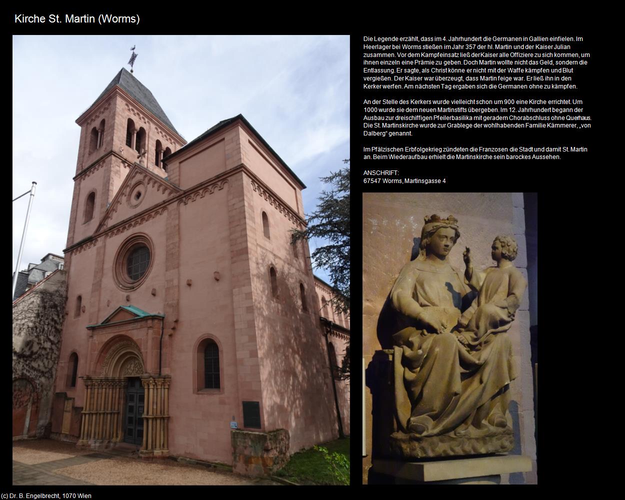 Kirche St. Martin (Worms (DEU-RP)) in RHEINLAND-PFALZ und SAARLAND