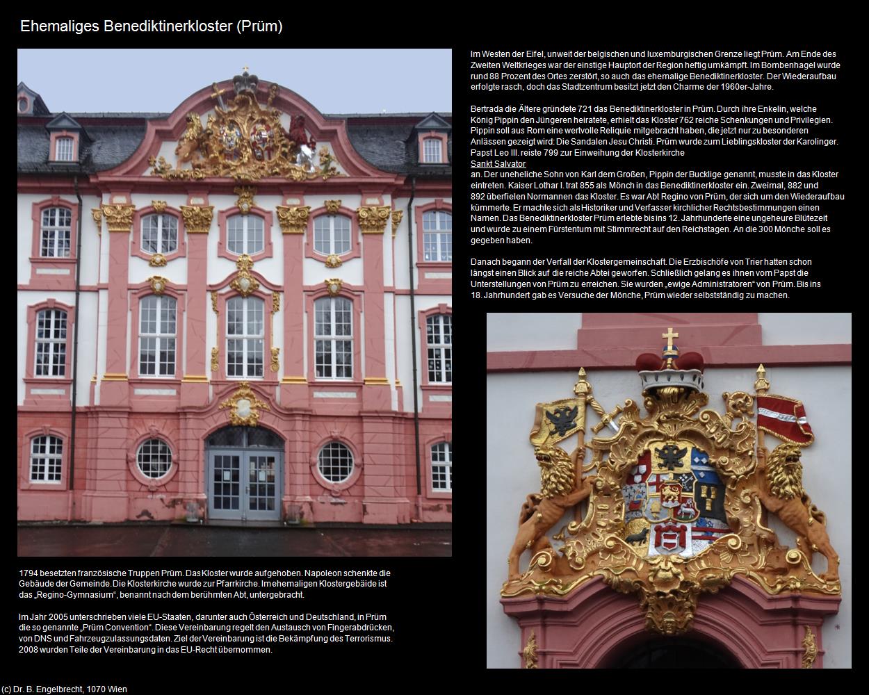 Ehem. Benediktinerkloster (Prüm (DEU-RP)) in RHEINLAND-PFALZ und SAARLAND(c)B.Engelbrecht