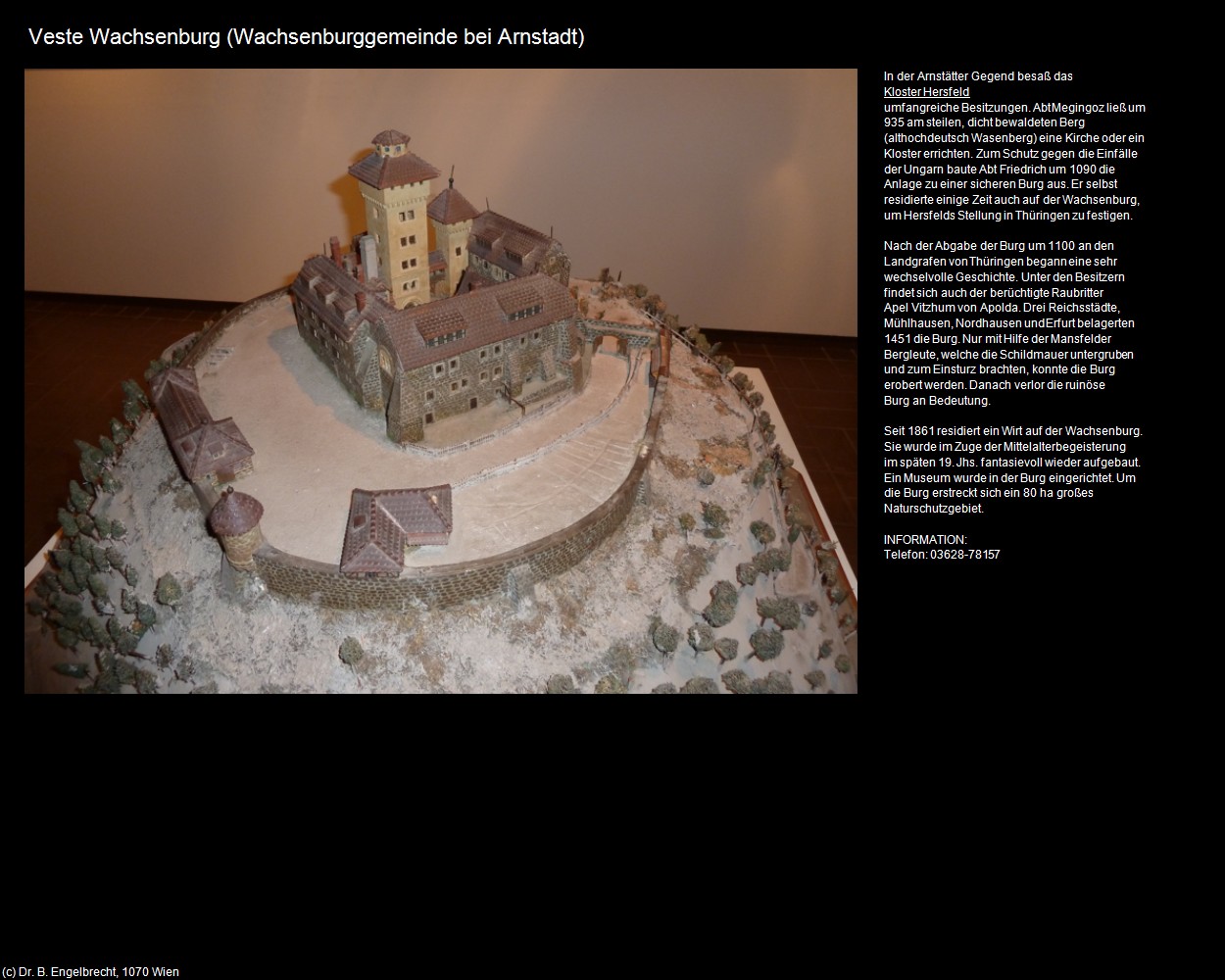Veste Wachsburg  (Wachsenburggemeinde bei Arnstadt) in Kulturatlas-THÜRINGEN(c)B.Engelbrecht