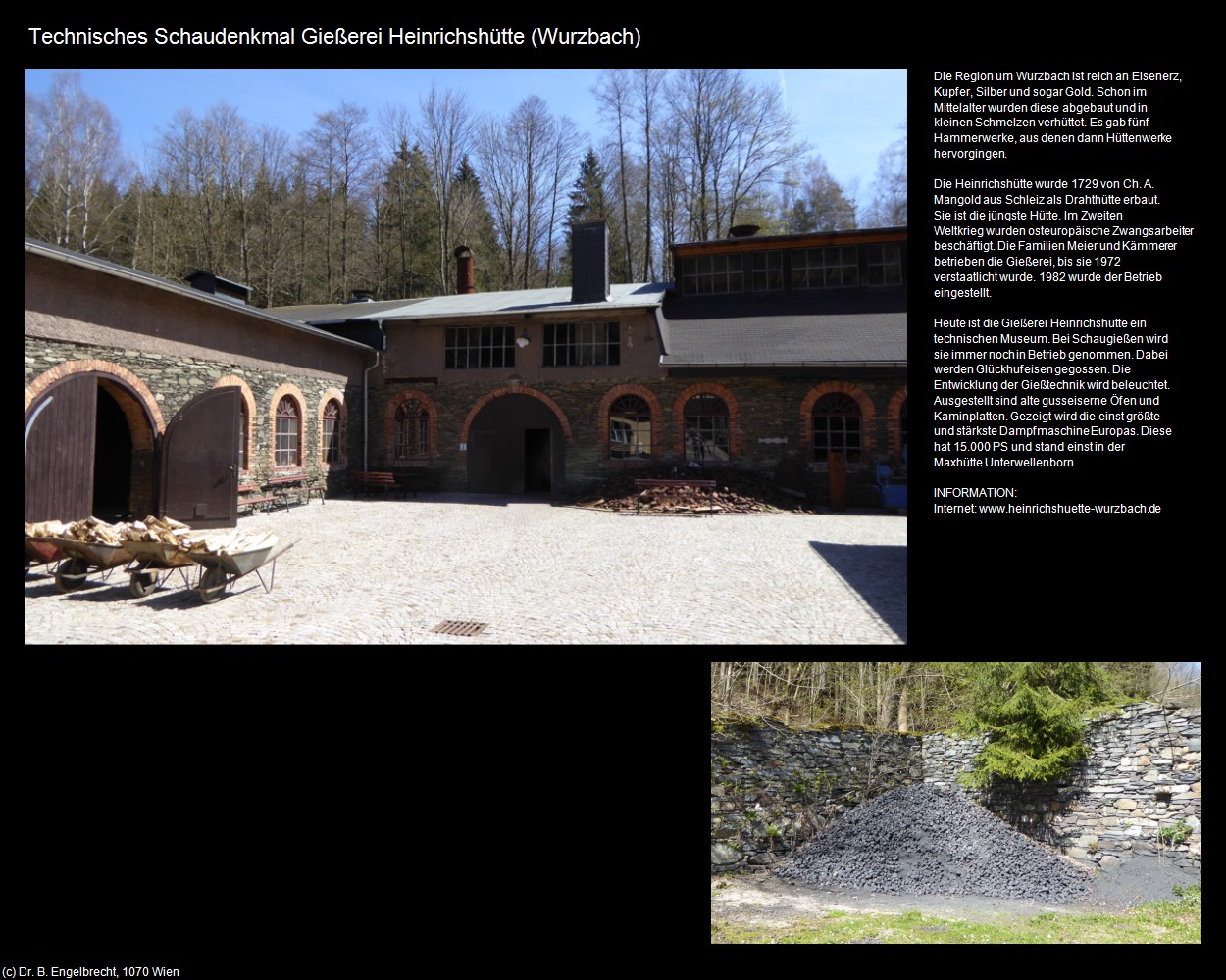 Techn. Schaudenkmal Gießerei Heinrichshütte (Wurzbach) in Kulturatlas-THÜRINGEN