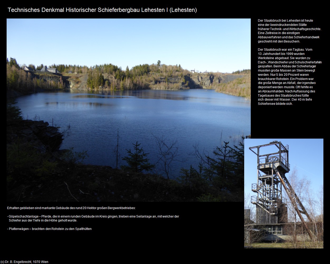 Historischer Schieferbergbau I (Lehesten ) in Kulturatlas-THÜRINGEN