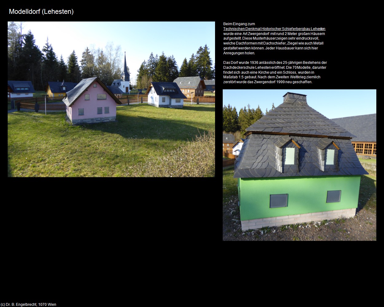 Modelldorf (Lehesten ) in Kulturatlas-THÜRINGEN(c)B.Engelbrecht