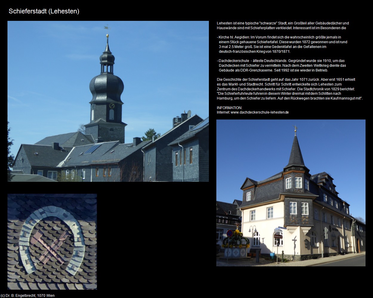 Schieferstadt (Lehesten ) in Kulturatlas-THÜRINGEN