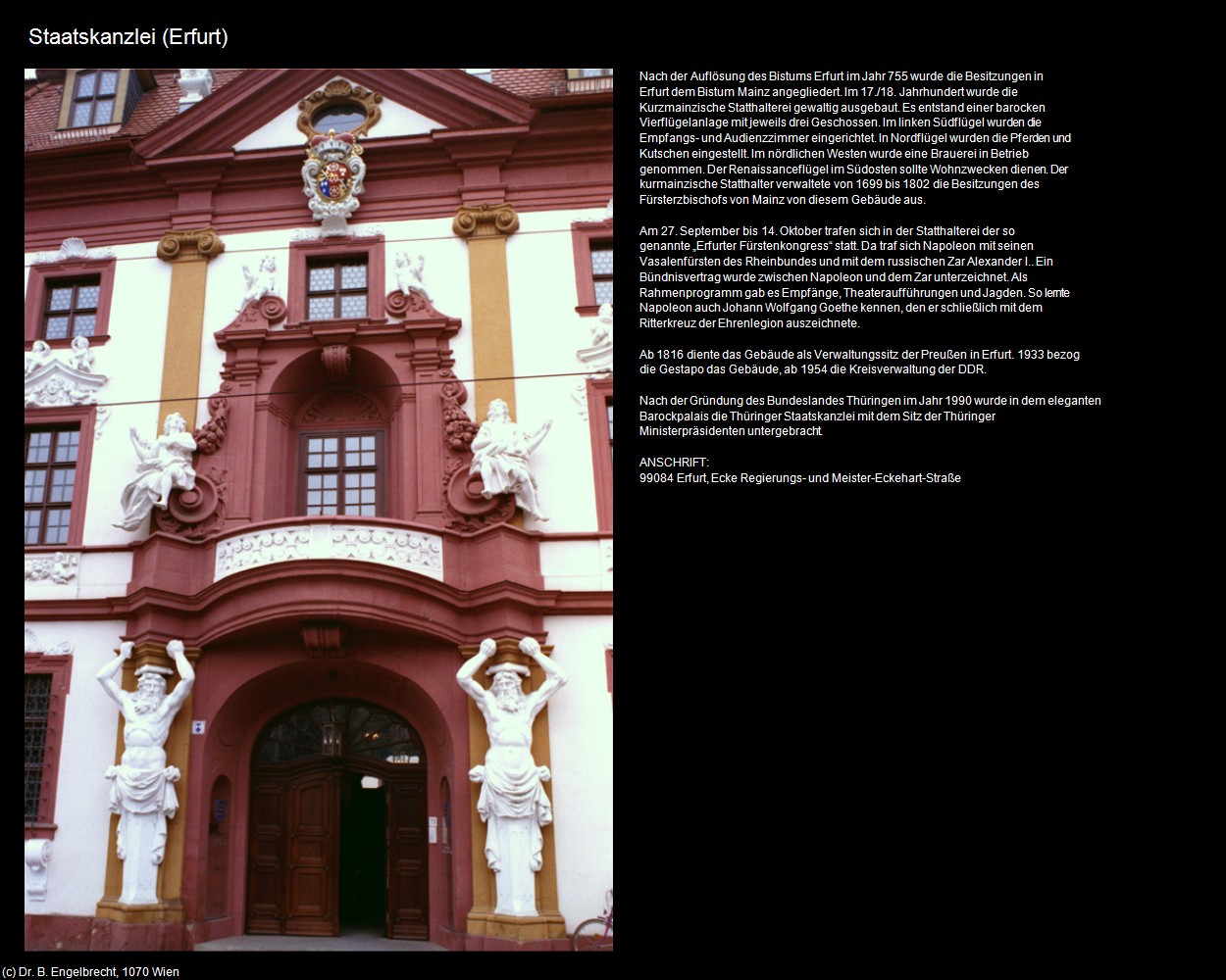 Staatskanzlei (Erfurt) in Kulturatlas-THÜRINGEN