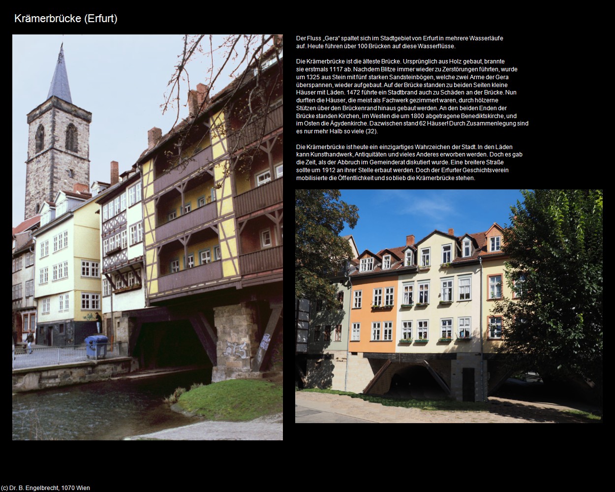 Krämerbrücke (Erfurt) in Kulturatlas-THÜRINGEN