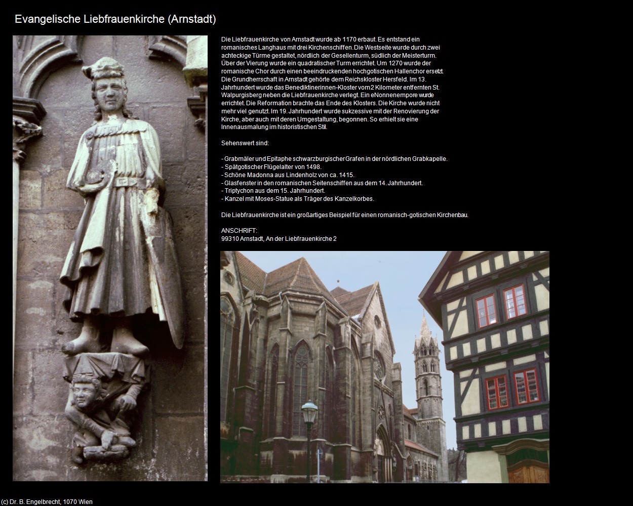 Ev. Liebfrauenkirche (Arnstadt) in Kulturatlas-THÜRINGEN