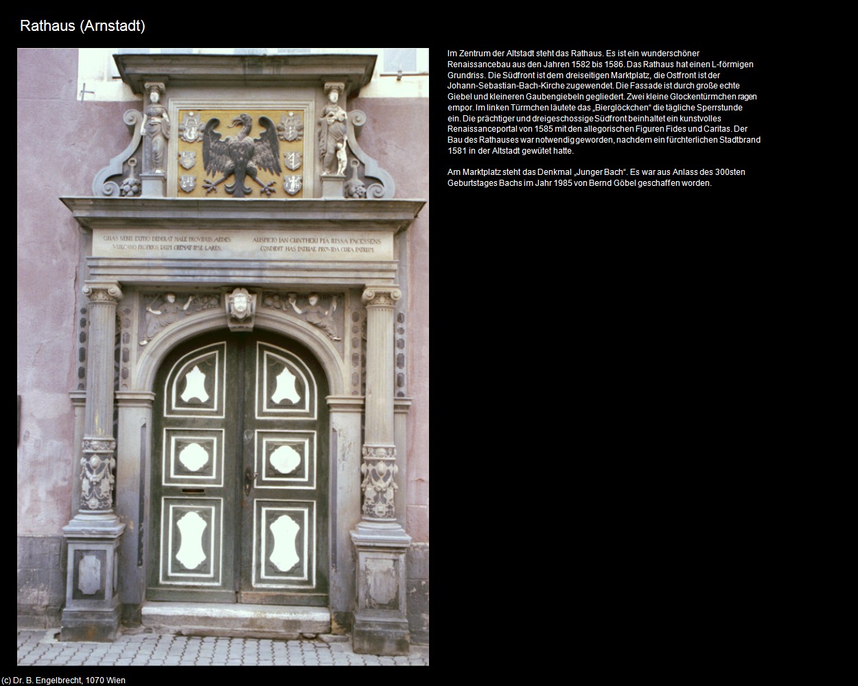 Rathaus (Arnstadt) in Kulturatlas-THÜRINGEN