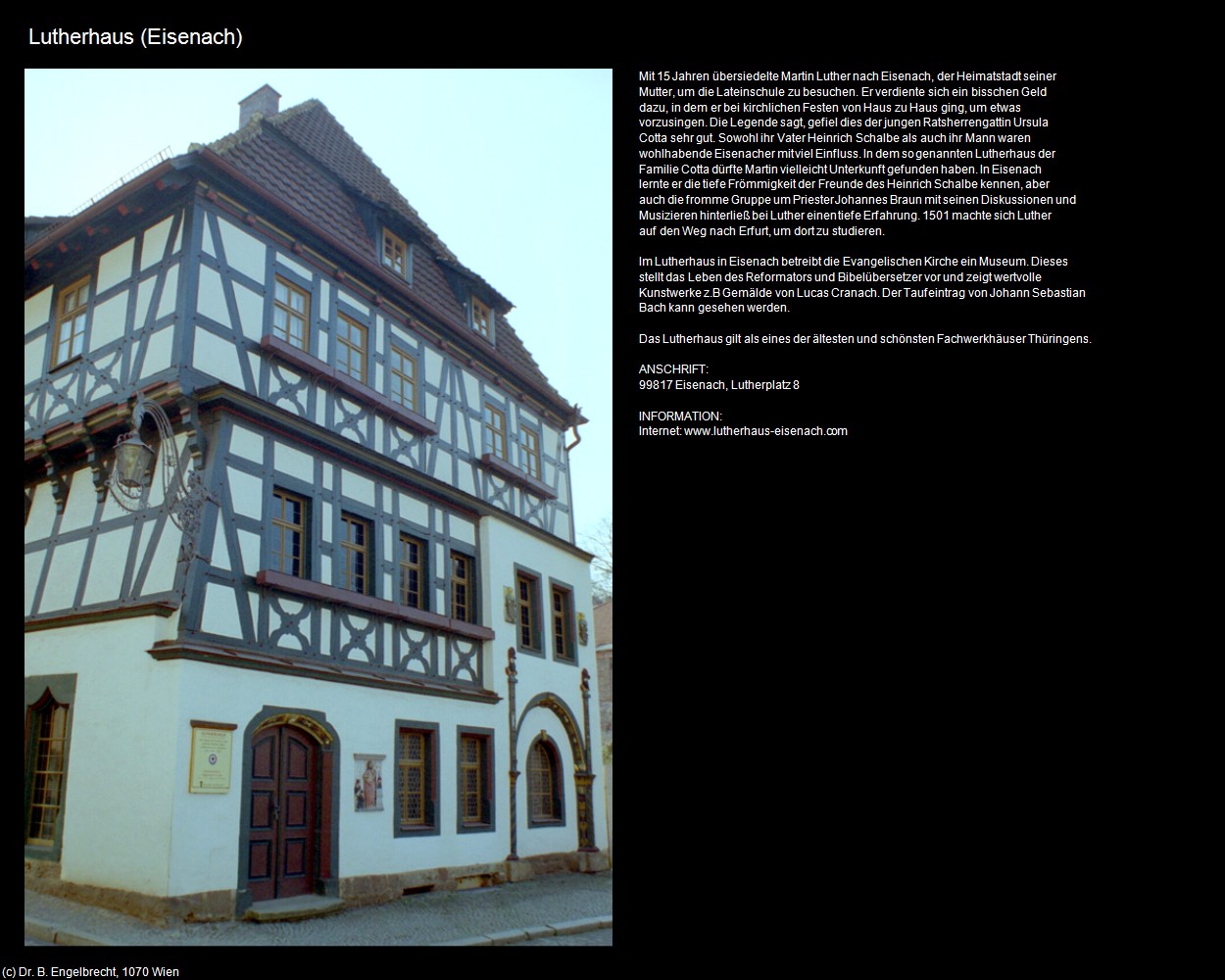 Lutherhaus (Eisenach) in Kulturatlas-THÜRINGEN
