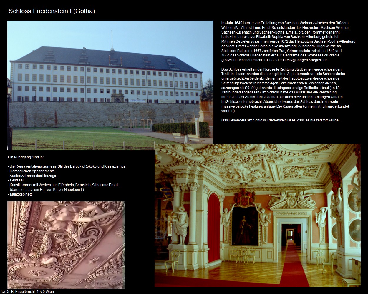 Schloss Friedenstein I  (Gotha) in Kulturatlas-THÜRINGEN