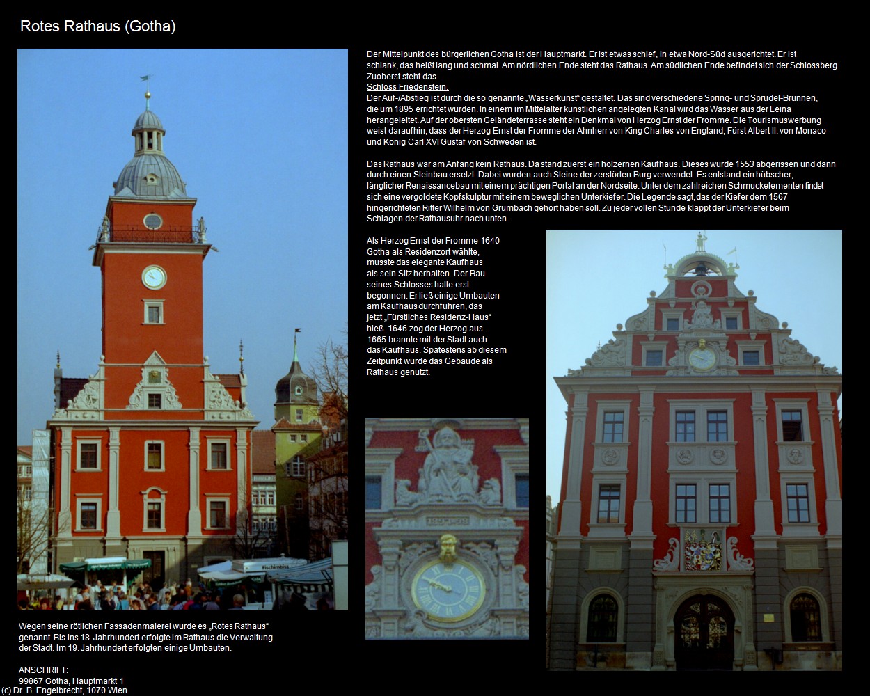 Rotes Rathaus  (Gotha) in Kulturatlas-THÜRINGEN(c)B.Engelbrecht
